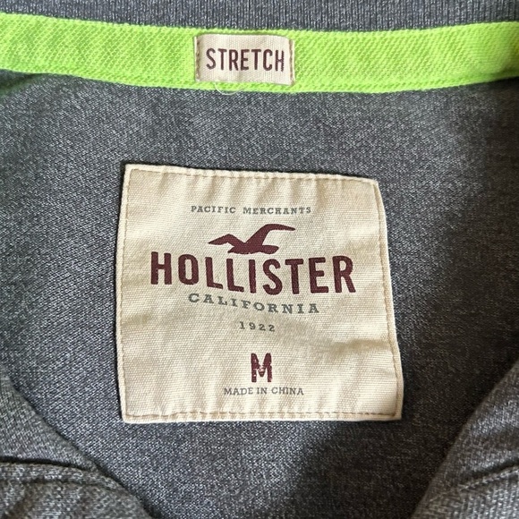 Hollister Men’s Short Sleeve Stretch Gray Polo Collared L11
51225 - Picture 3 of 5